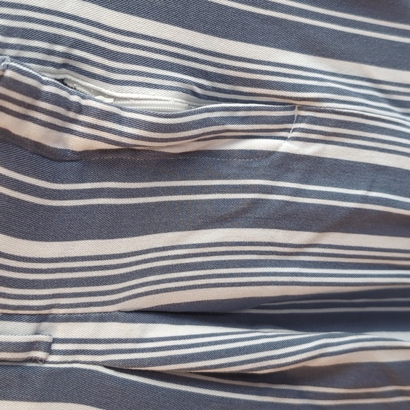 LOFT Striped Blue and White Pants - Picture 3 of 6